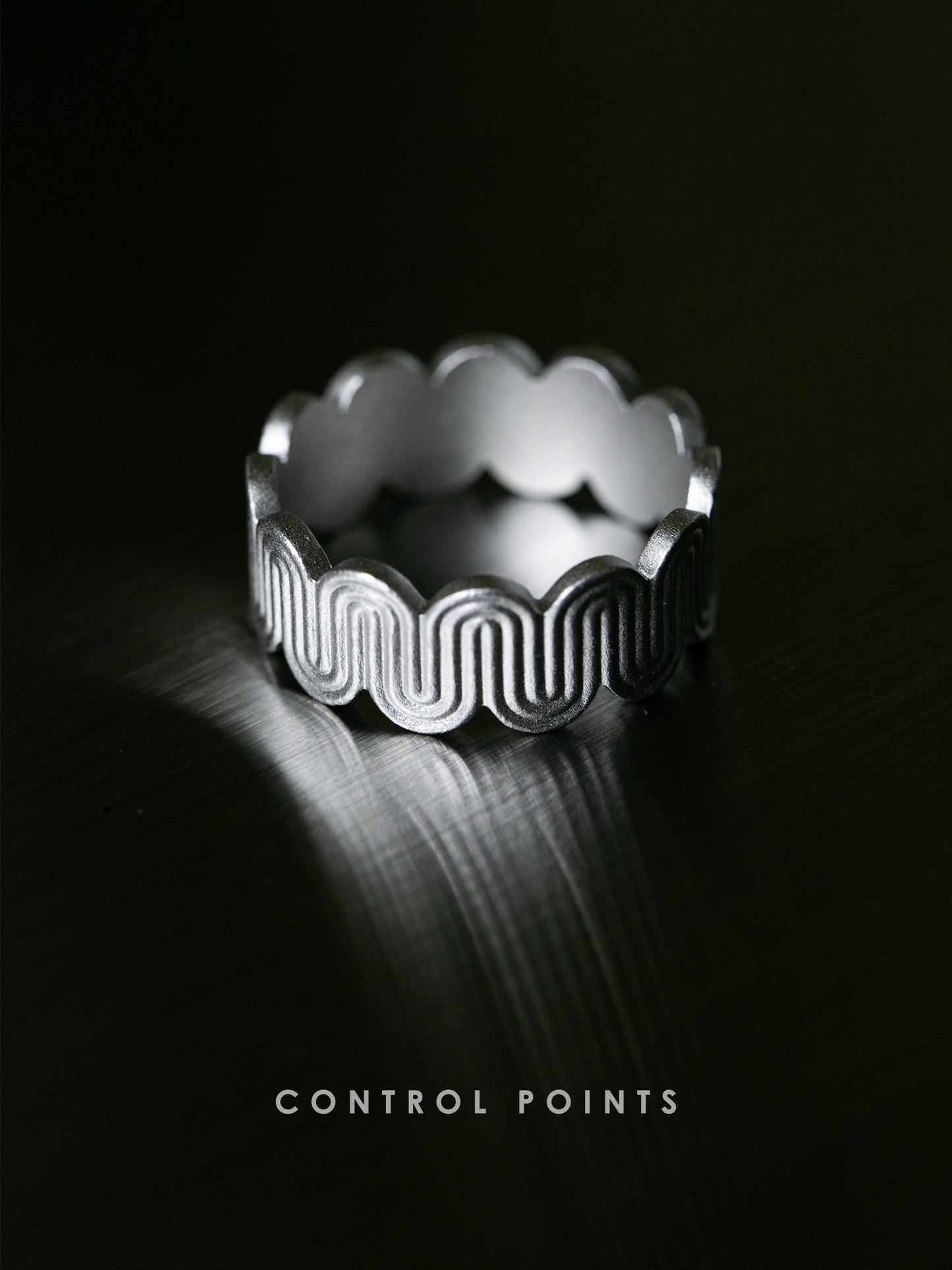 CONTROL POINTS DECO CURVED MEANDER RING  |  TROVE & TONE