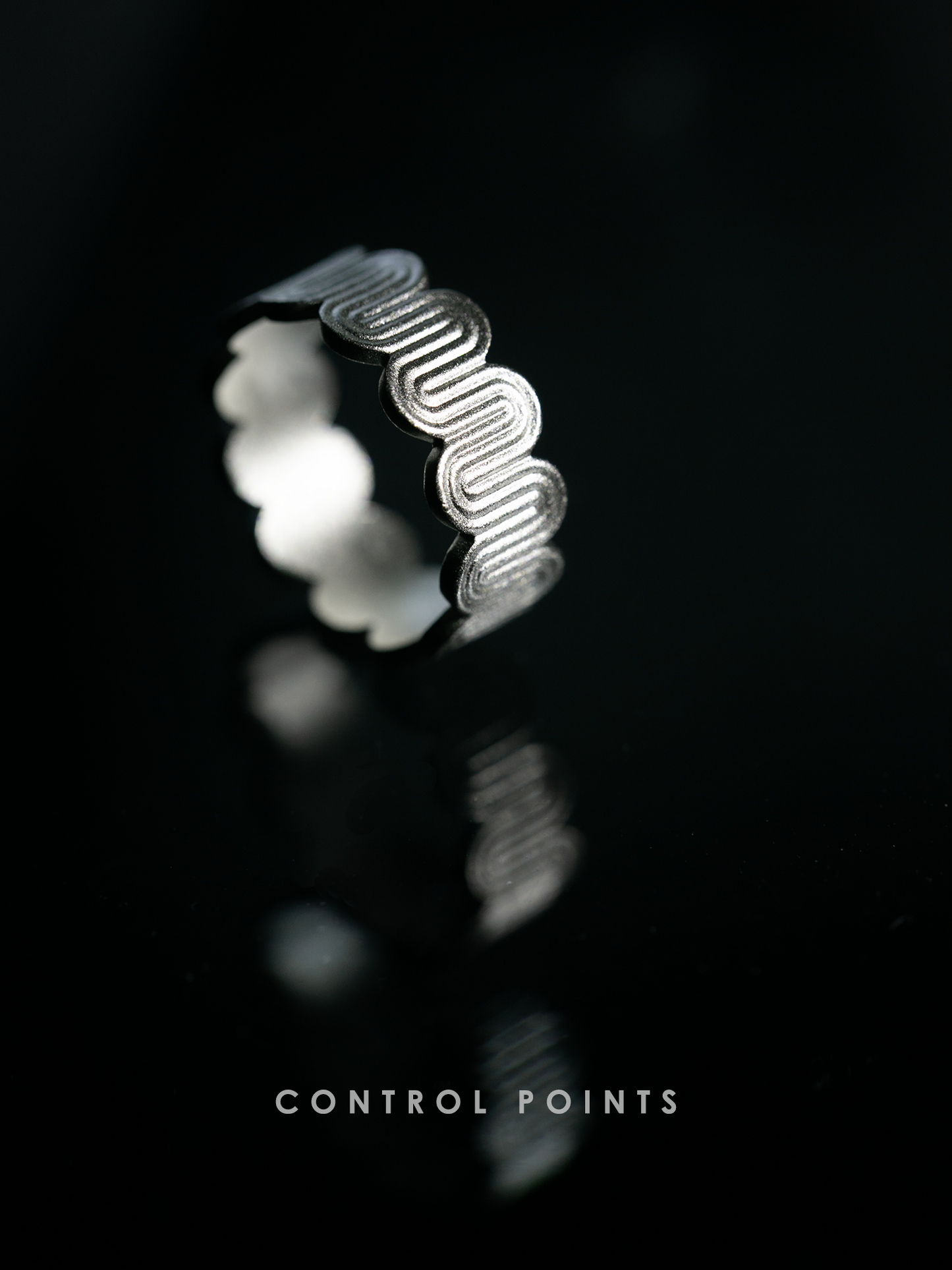 CONTROL POINTS DECO CURVED MEANDER RING  |  TROVE & TONE