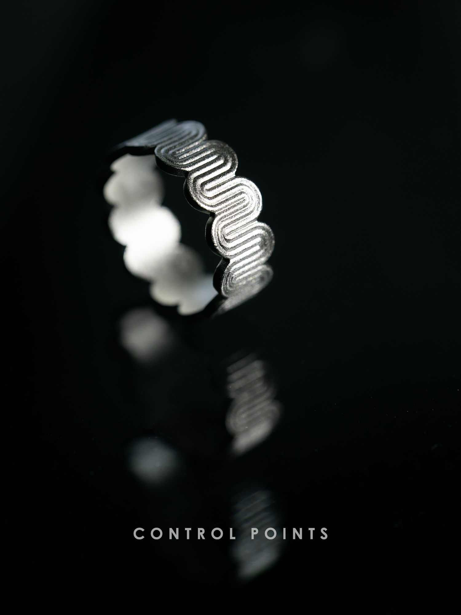 CONTROL POINTS DECO CURVED MEANDER RING  |  TROVE & TONE