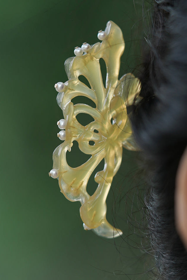 UNIGANCE.Z HONEYSUCKLE HAIRPIN  |  TROVE & TONE