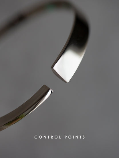 CONTROL POINTS Asymmetric Mobius Loop Cuff  |  TROVE & TONE
