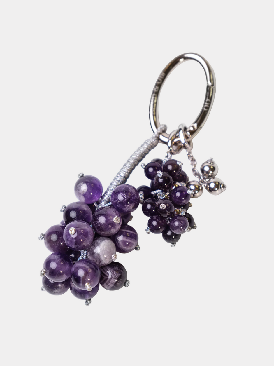  AESTH & UTIL AMETHYST GRAPE MULTIWAY BAG CHARM |  TROVE & TONE