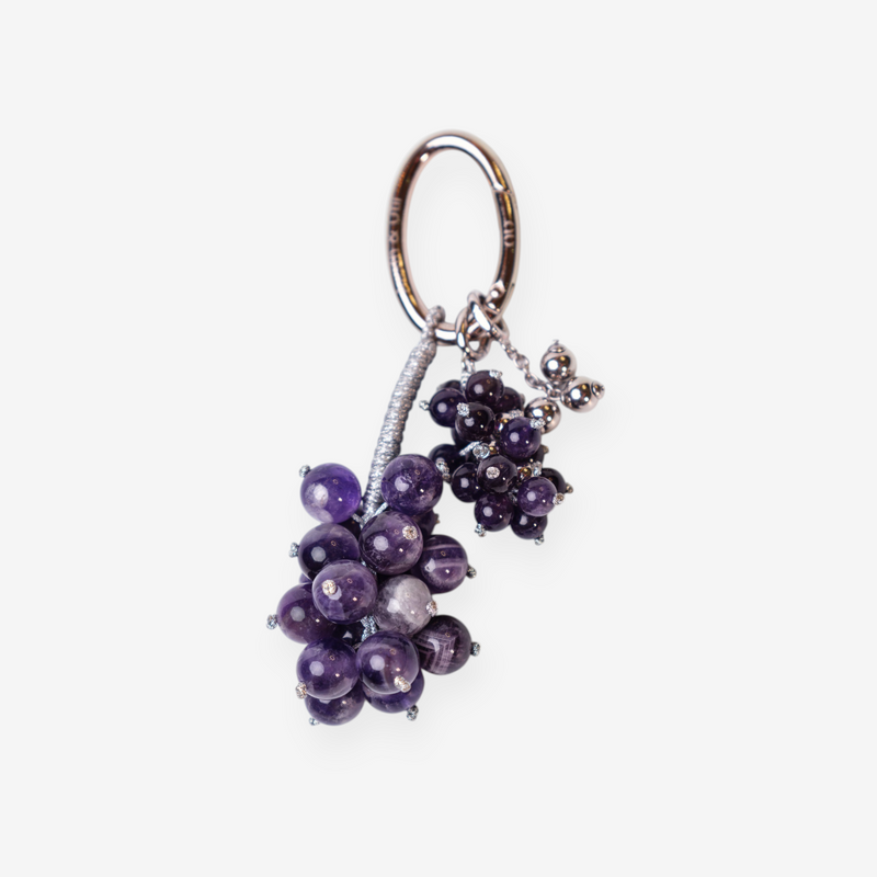 AESTH & UTIL AMETHYST GRAPE MULTIWAY BAG CHARM |  TROVE & TONE