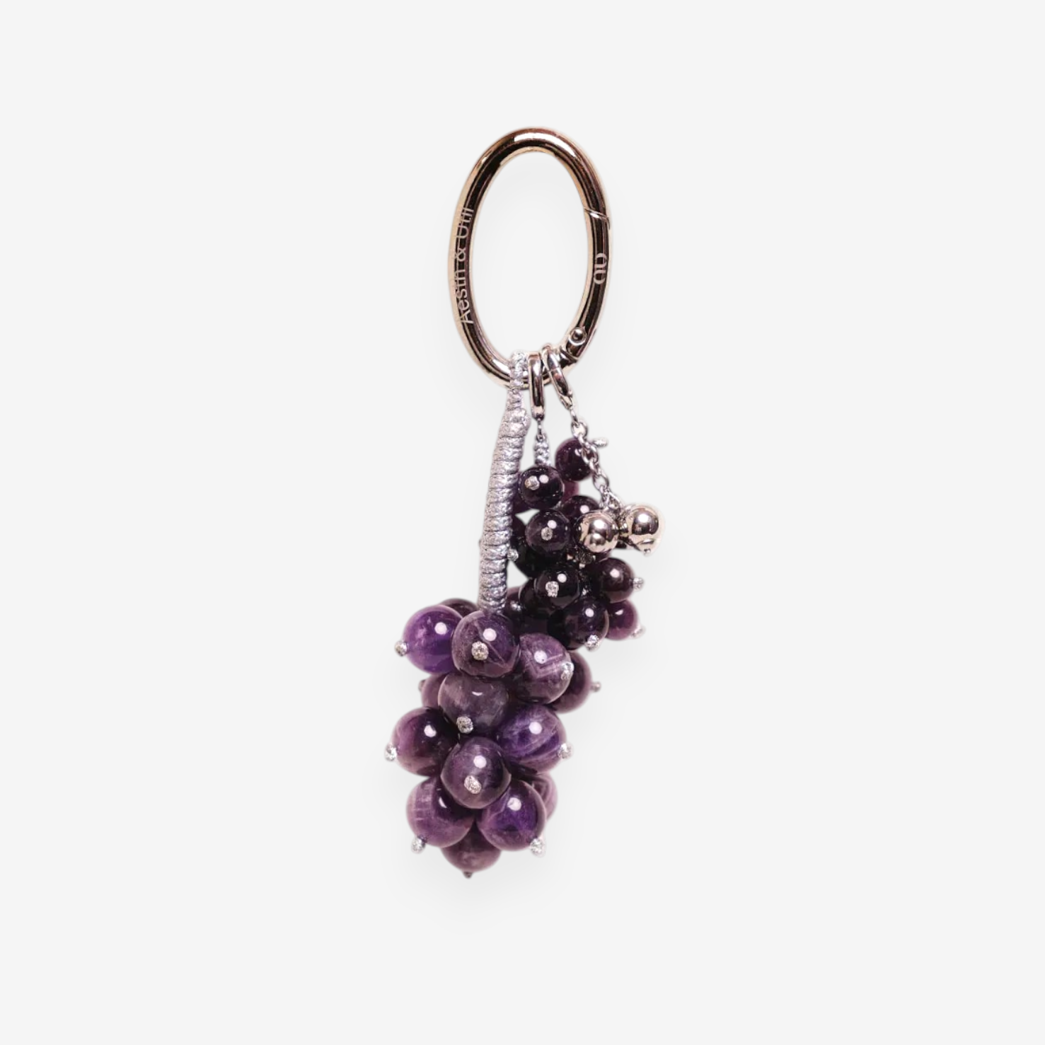  AESTH & UTIL AMETHYST GRAPE MULTIWAY BAG CHARM |  TROVE & TONE