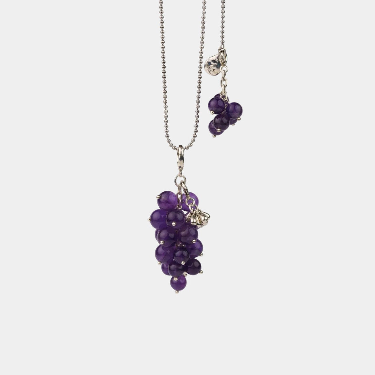  AESTH & UTIL AMETHYST GRAPE PENDANT NECKLACE |  TROVE & TONE