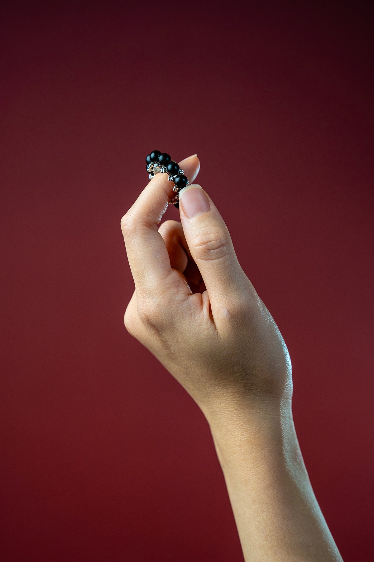  AESTH & UTIL BEADED NATURAL SANDALWOOD RING |  TROVE & TONE