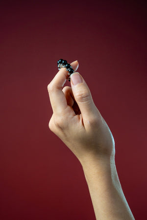  AESTH & UTIL BEADED NATURAL SANDALWOOD RING |  TROVE & TONE
