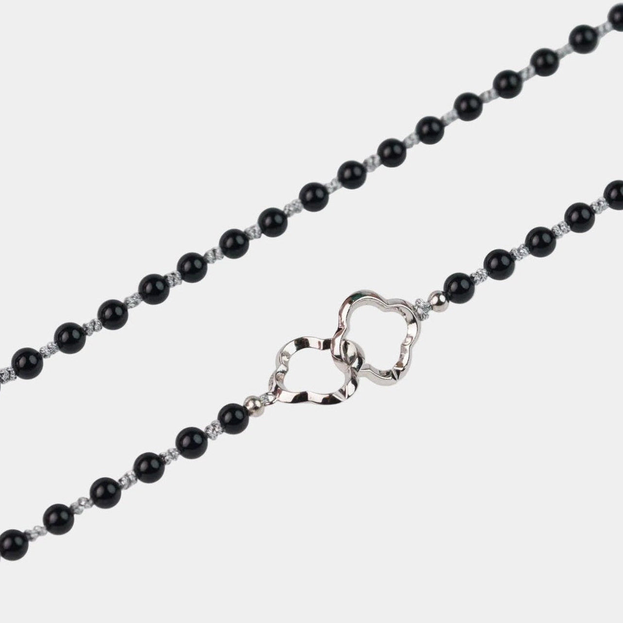  AESTH & UTIL BLACK AGATE MULTIWAY CHAIN |  TROVE & TONE