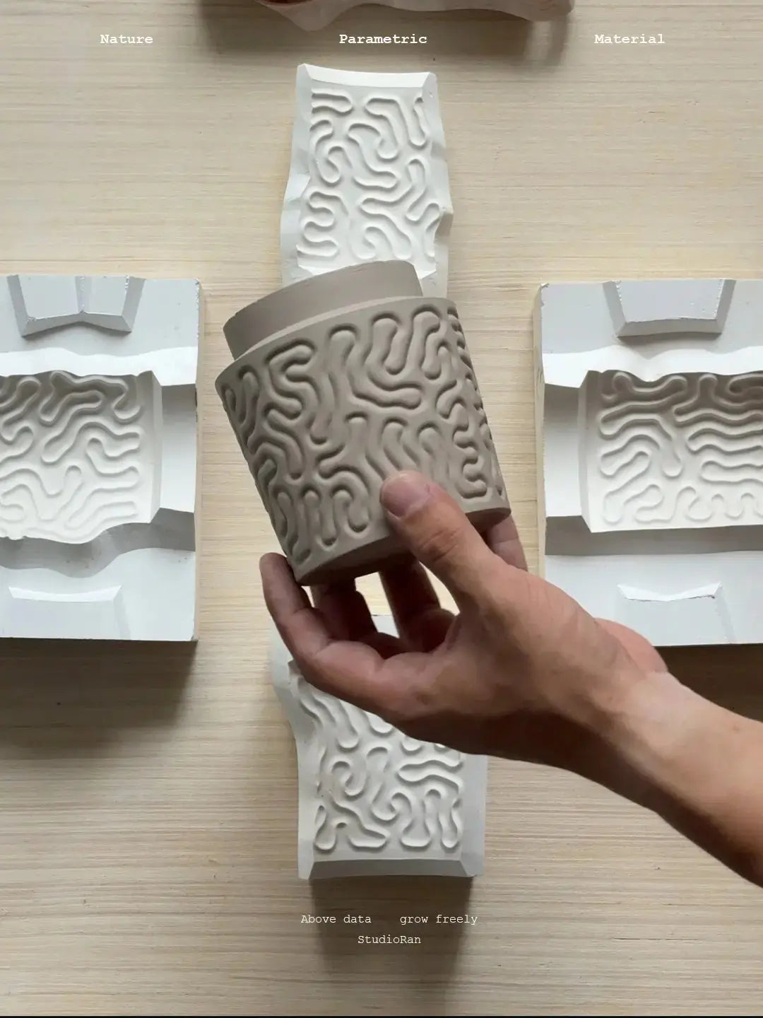  StudioRan CORAL 01 CERAMIC COFFEE CUP |  TROVE & TONE