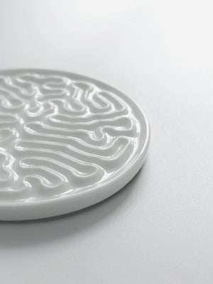  StudioRan CORAL 02 ROUND CERAMIC COASTERS |  TROVE & TONE