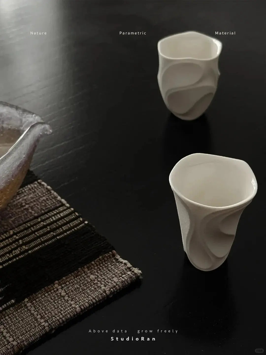  StudioRan CURVE 01 CERAMIC SMALL TEA CUP |  TROVE & TONE