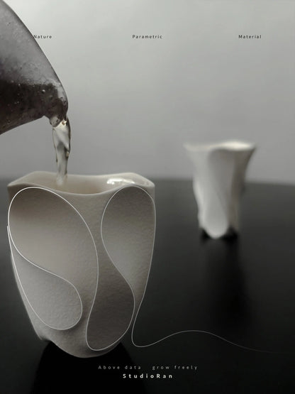  StudioRan CURVE 02 CERAMIC SMALL TEA CUP |  TROVE & TONE