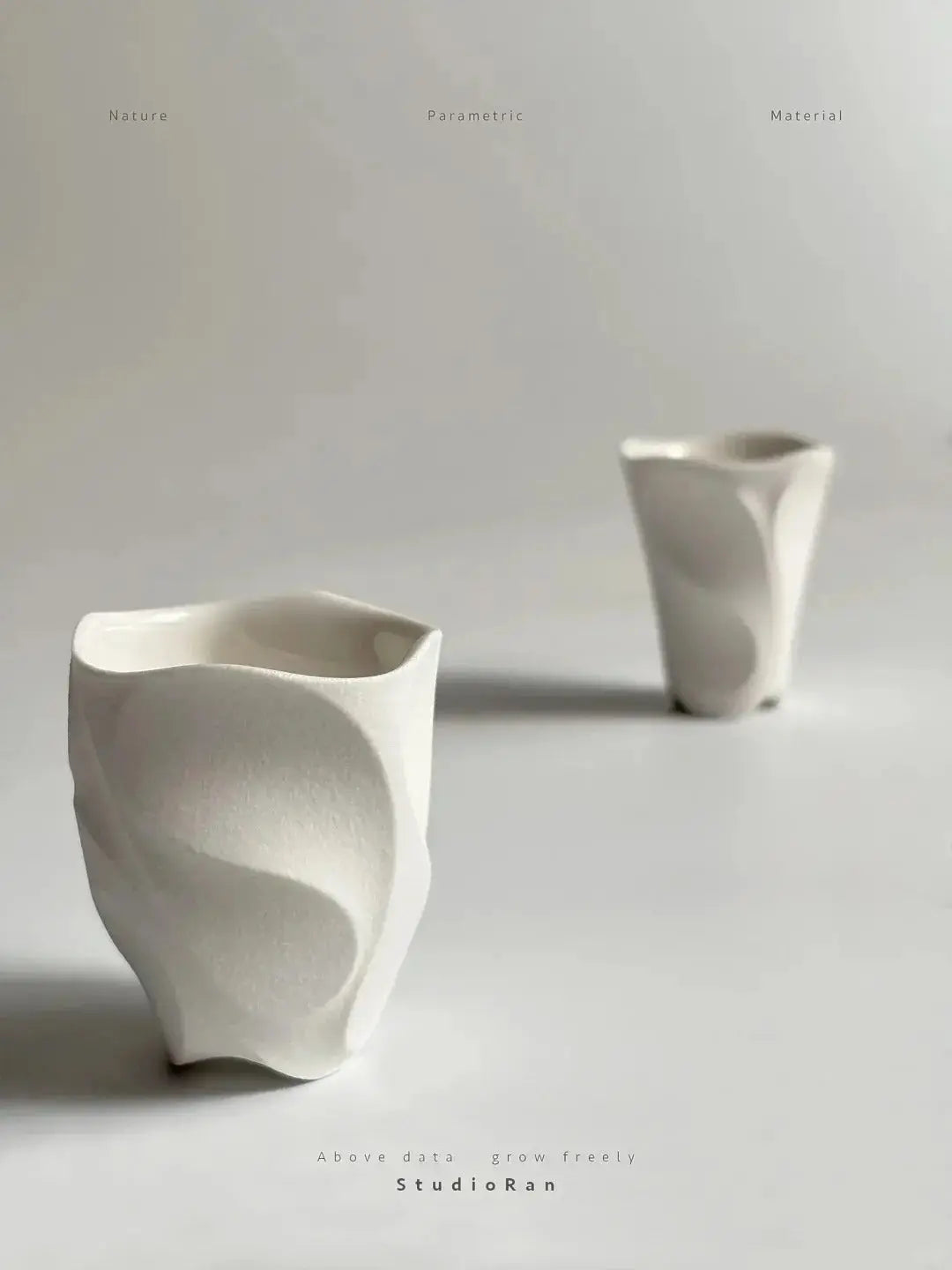  StudioRan CURVE 02 CERAMIC SMALL TEA CUP |  TROVE & TONE