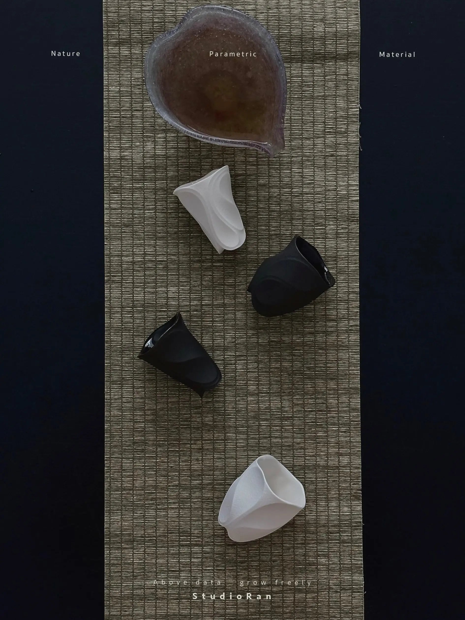  StudioRan CURVE 02 CERAMIC SMALL TEA CUP |  TROVE & TONE