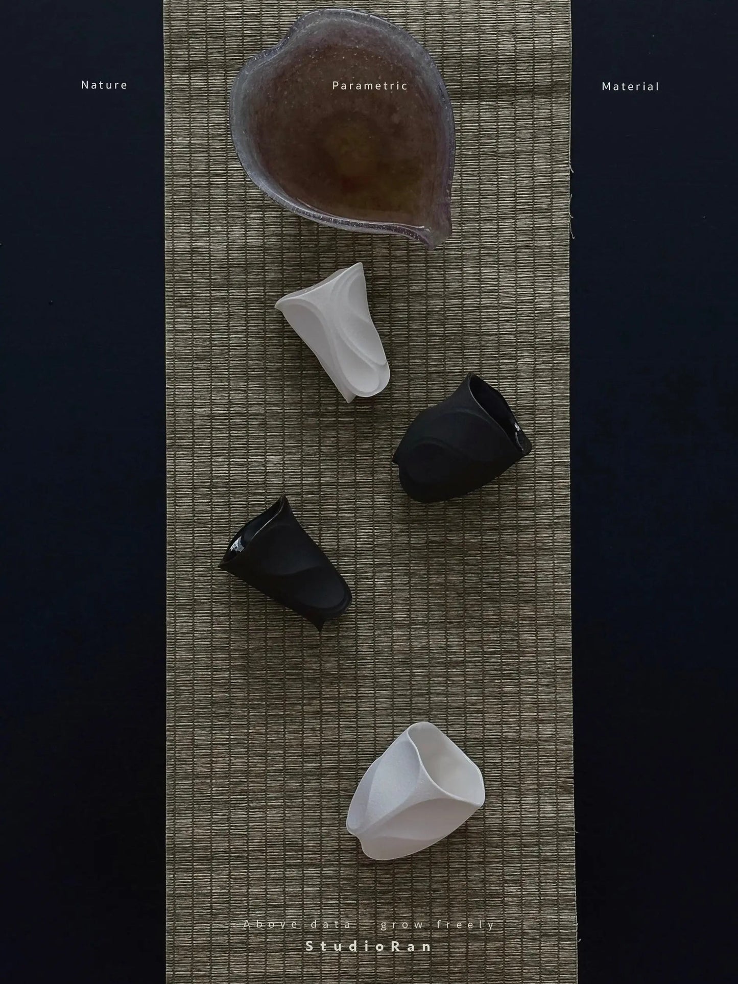  StudioRan CURVE 02 CERAMIC SMALL TEA CUP |  TROVE & TONE