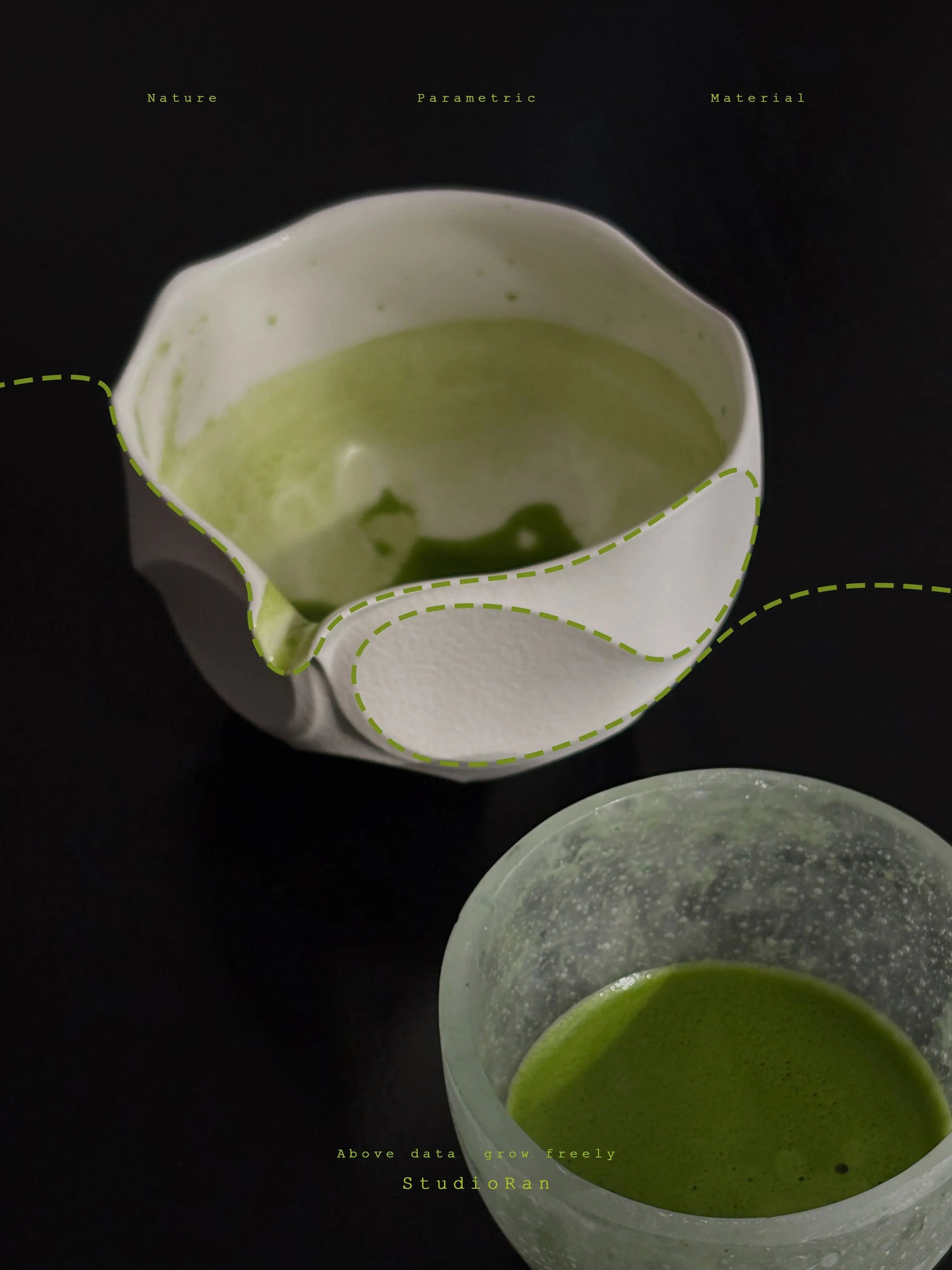  StudioRan CURVE 07 CERAMIC MATCHA BOWL |  TROVE & TONE