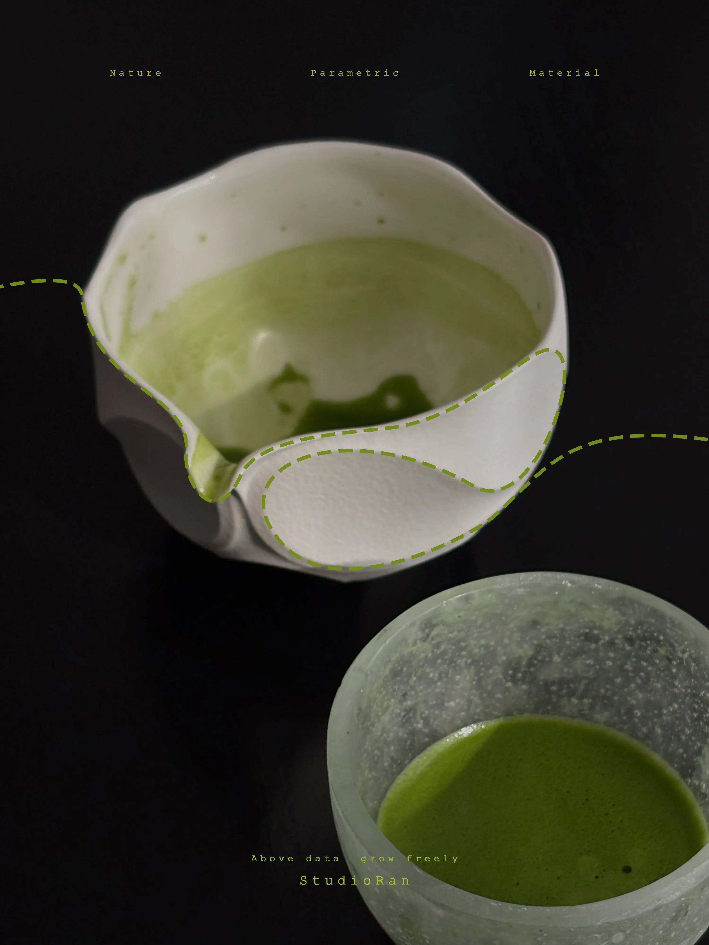 StudioRan CURVE 07 CERAMIC MATCHA BOWL |  TROVE & TONE