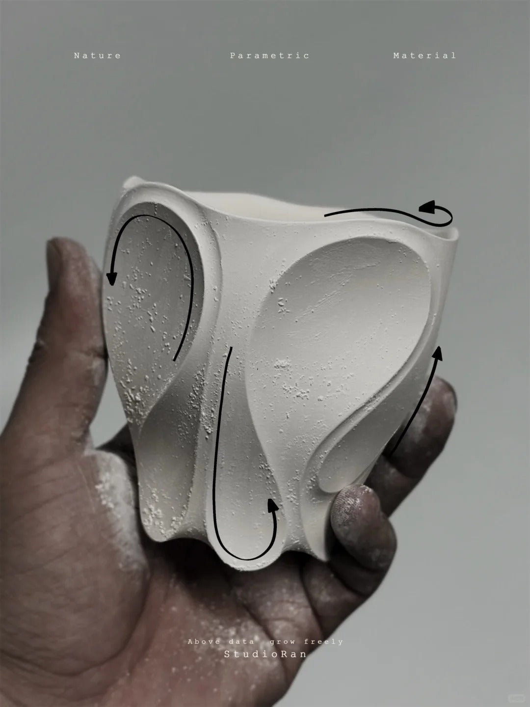 StudioRan CURVE 06 CERAMIC COFFEE CUP  |  TROVE & TONE