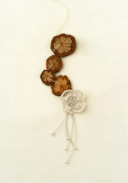  WANYEE CRAFT INTERWOVEN KNOT CHAIN TASSEL DANGLE EARRINGS |  TROVE & TONE