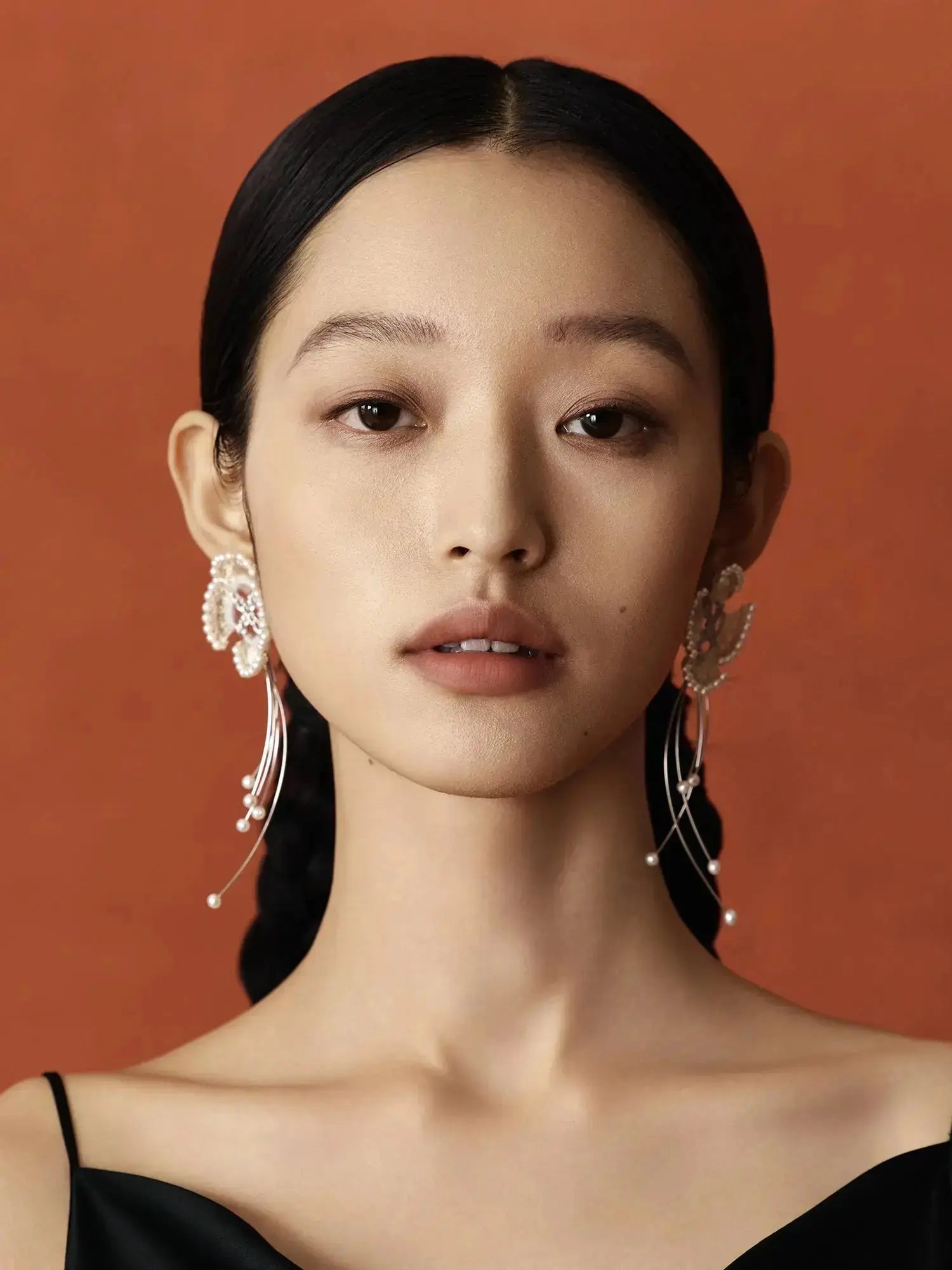  WANYEE CRAFT INTERWOVEN KNOT CHAIN TASSEL DANGLE EARRINGS |  TROVE & TONE