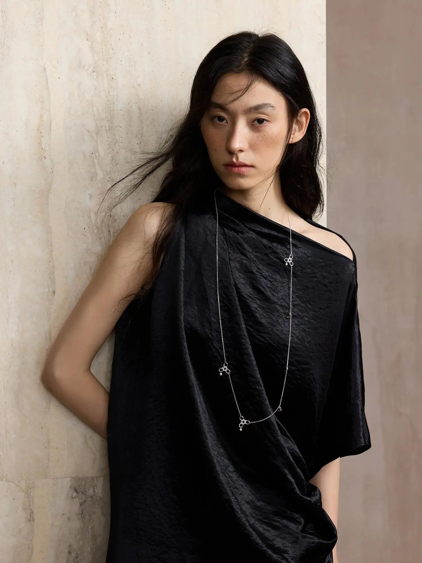  WANYEE CRAFT DOUBLE COIN KNOT SMOKY QUARTZ NECKLACE |  TROVE & TONE