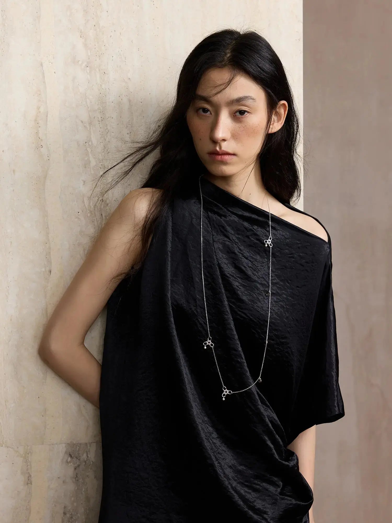  WANYEE CRAFT DOUBLE COIN KNOT SMOKY QUARTZ NECKLACE |  TROVE & TONE