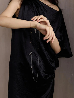  WANYEE CRAFT DOUBLE COIN KNOT SMOKY QUARTZ NECKLACE |  TROVE & TONE