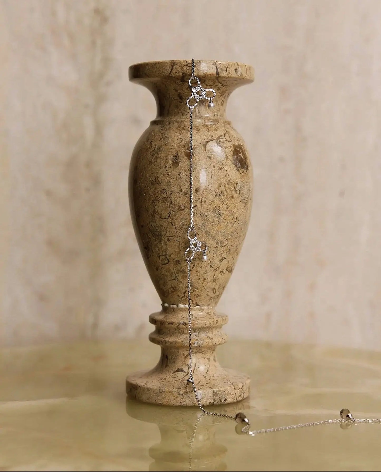  WANYEE CRAFT DOUBLE COIN KNOT SMOKY QUARTZ NECKLACE |  TROVE & TONE