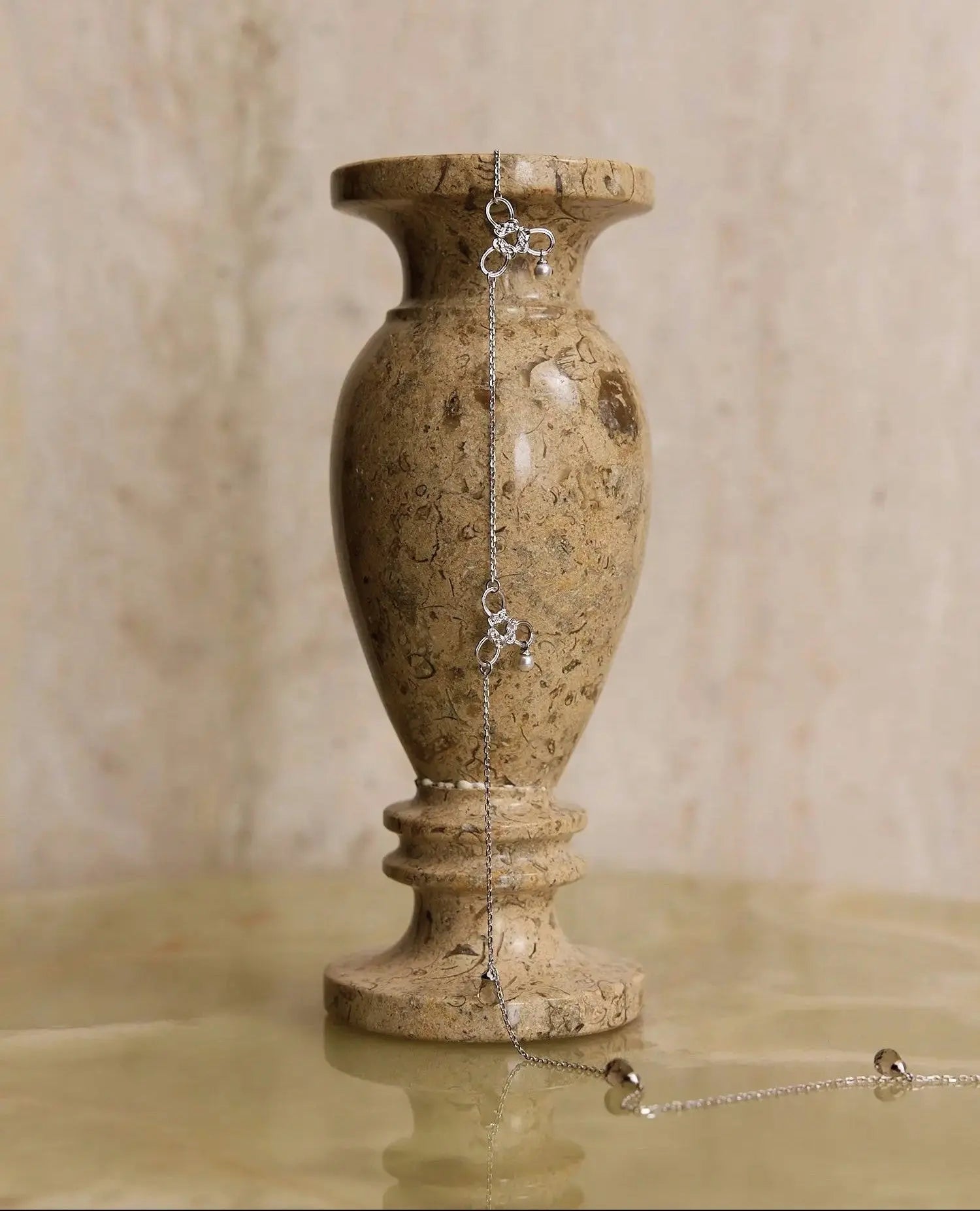  WANYEE CRAFT DOUBLE COIN KNOT SMOKY QUARTZ NECKLACE |  TROVE & TONE