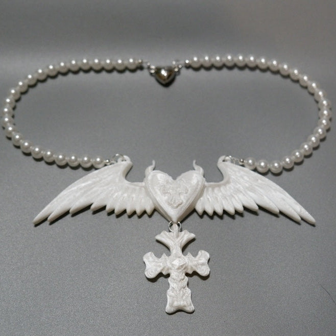 BLESSING HEART PEARL NECKLACE