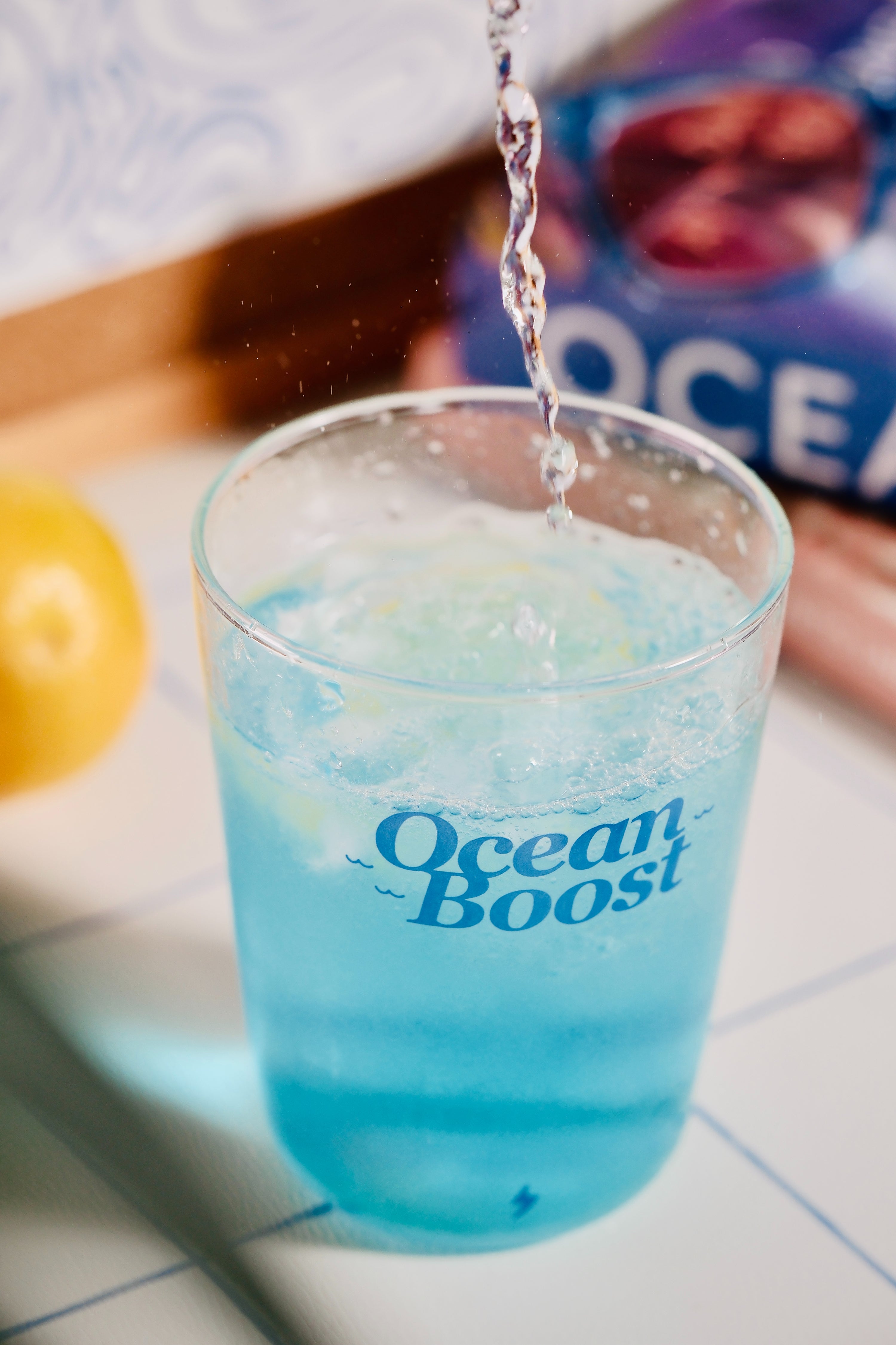 GiffyPlanet OCEAN BOOST GLASS CUP  |  TROVE & TONE