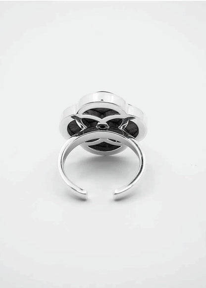  AESTH & UTIL ETERNAL KNOT PURPLE SANDALWOOD RING |  TROVE & TONE