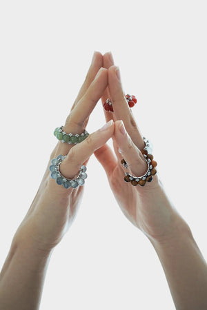  AESTH & UTIL FIVE ELEMENTS BEADED GEMSTONE RING |  TROVE & TONE
