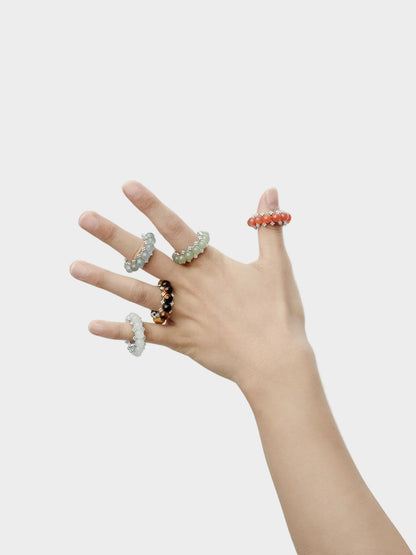 AESTH & UTIL FIVE ELEMENTS BEADED GEMSTONE RING |  TROVE & TONE