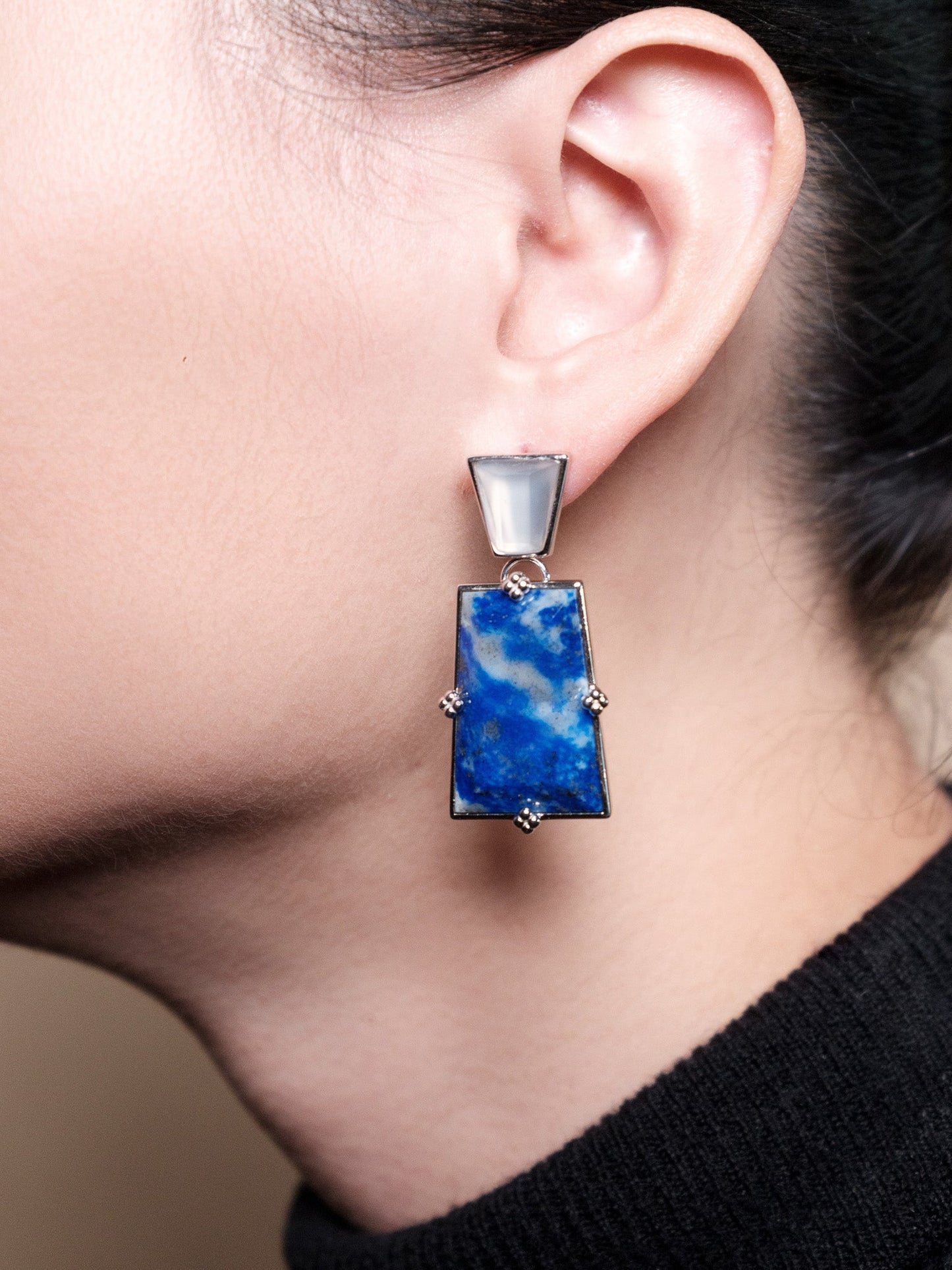  AESTH & UTIL FRAME MULTIWAY PENDANT STUD EARRINGS |  TROVE & TONE