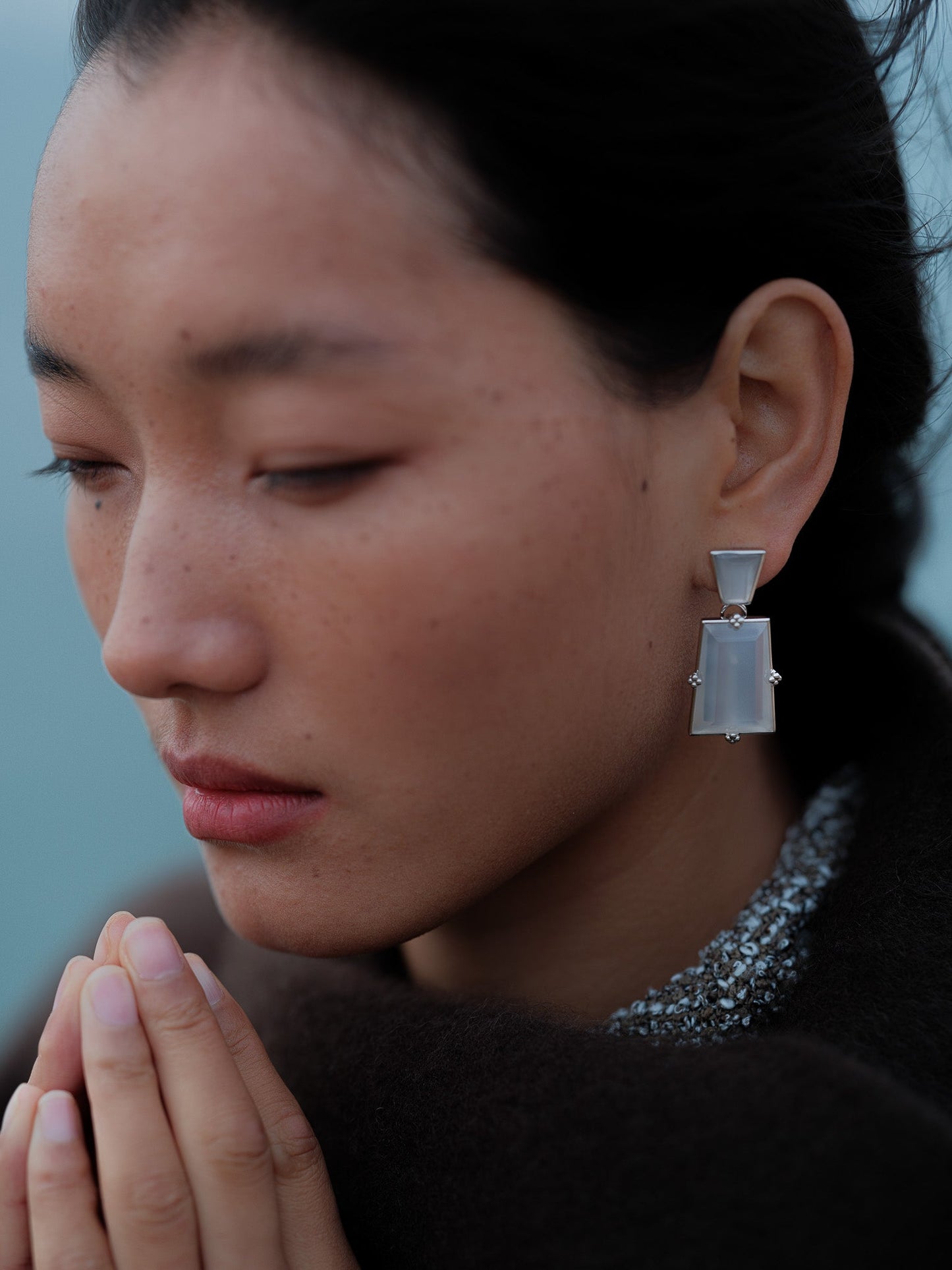  AESTH & UTIL FRAME MULTIWAY PENDANT STUD EARRINGS |  TROVE & TONE