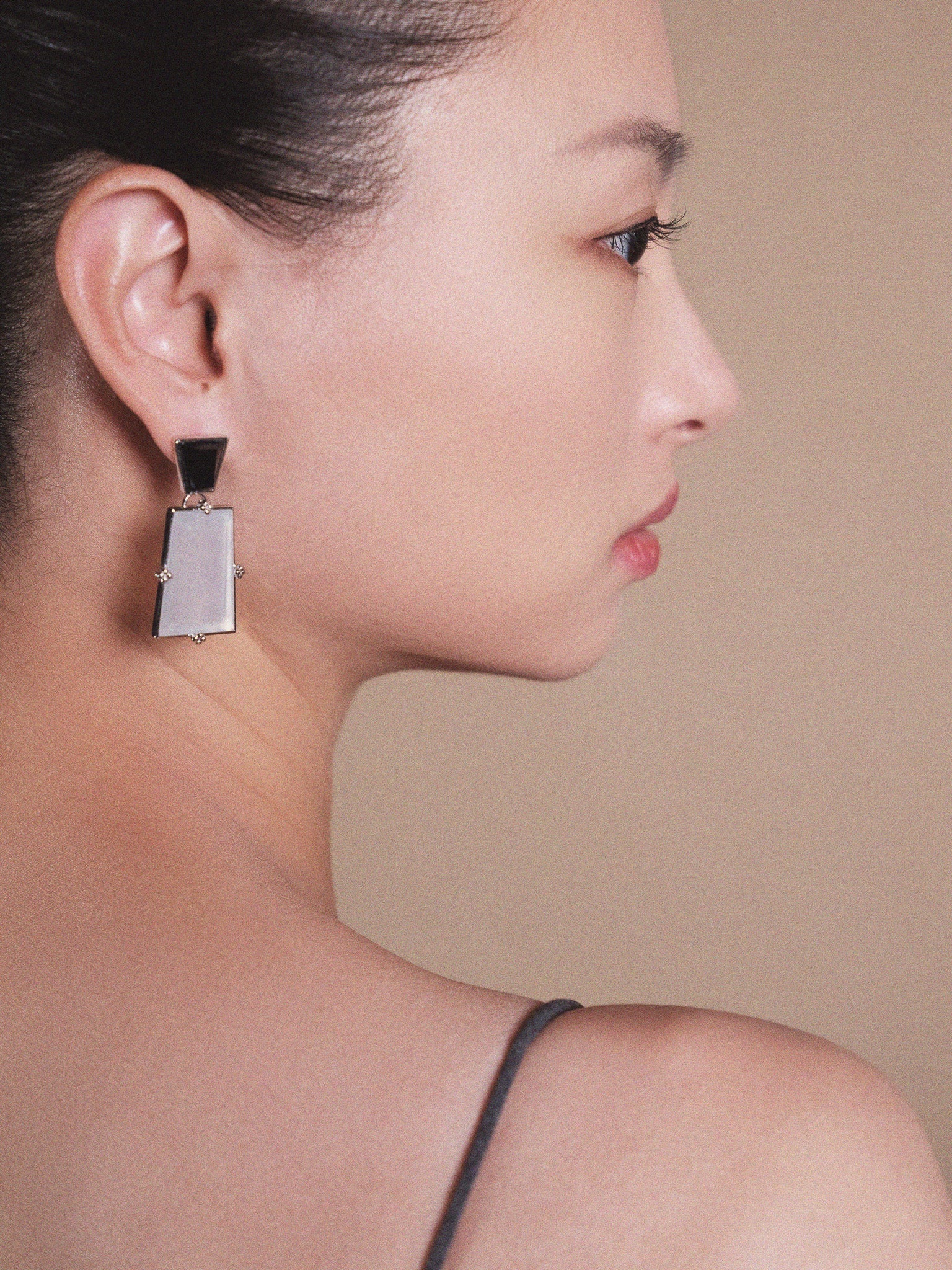  AESTH & UTIL FRAME MULTIWAY PENDANT STUD EARRINGS |  TROVE & TONE