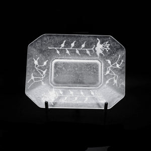  guAi Studio FROSTED GLASS PATE DE VERRE OCTAGONAL DISH |  TROVE & TONE