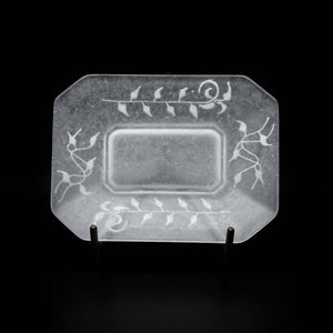  guAi Studio FROSTED GLASS PATE DE VERRE OCTAGONAL DISH |  TROVE & TONE