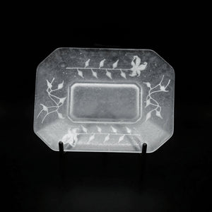  guAi Studio FROSTED GLASS PATE DE VERRE OCTAGONAL DISH |  TROVE & TONE