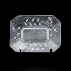  guAi Studio FROSTED GLASS PATE DE VERRE OCTAGONAL DISH |  TROVE & TONE