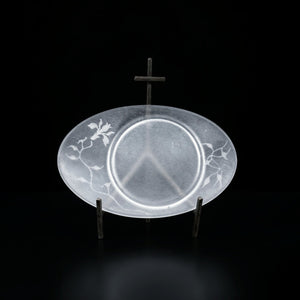  guAi Studio FROSTED GLASS PATE DE VERRE OVAL TRAY |  TROVE & TONE