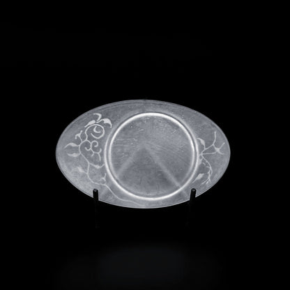  guAi Studio FROSTED GLASS PATE DE VERRE OVAL TRAY |  TROVE & TONE