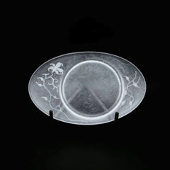  guAi Studio FROSTED GLASS PATE DE VERRE OVAL TRAY |  TROVE & TONE