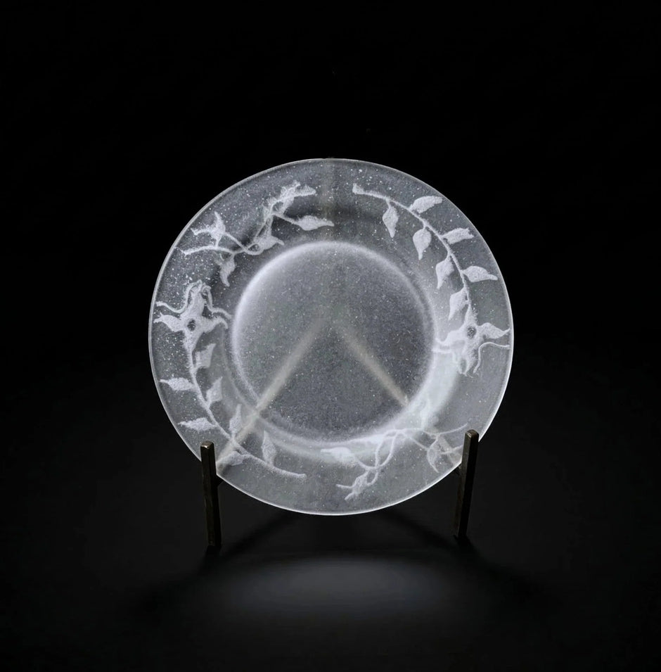  guAi Studio FROSTED GLASS PATE DE VERRE PLATE 05 |  TROVE & TONE