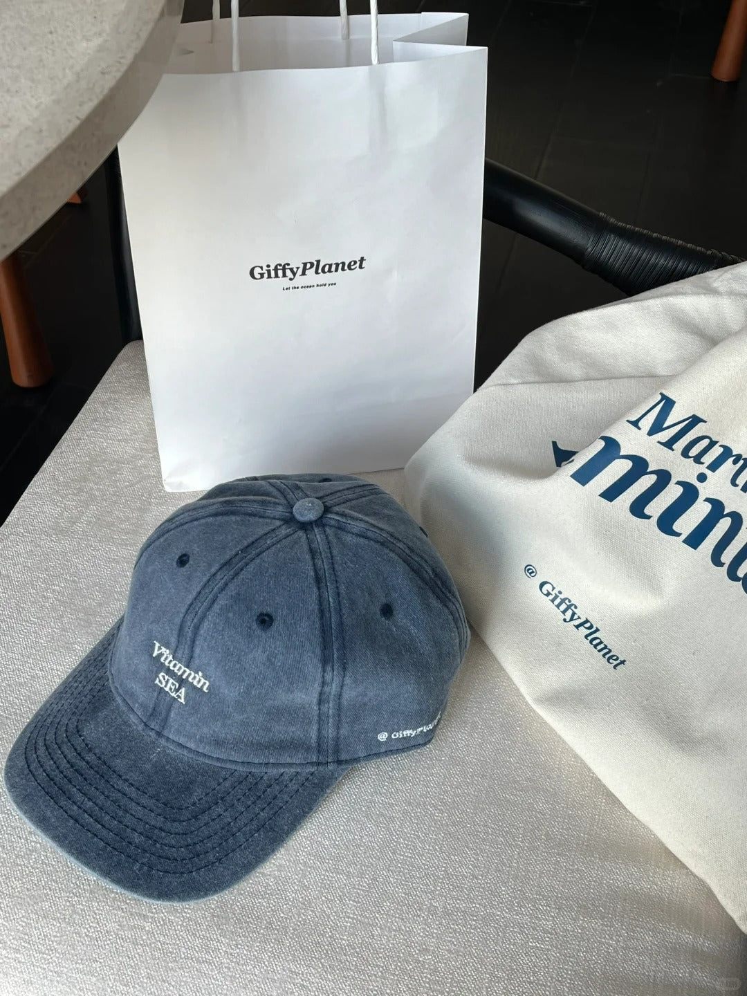 TROVE & TONE VITAMIN SEA BLUE CAP  |  TROVE & TONE