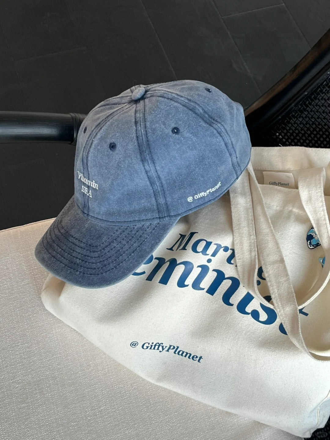 TROVE & TONE VITAMIN SEA BLUE CAP  |  TROVE & TONE