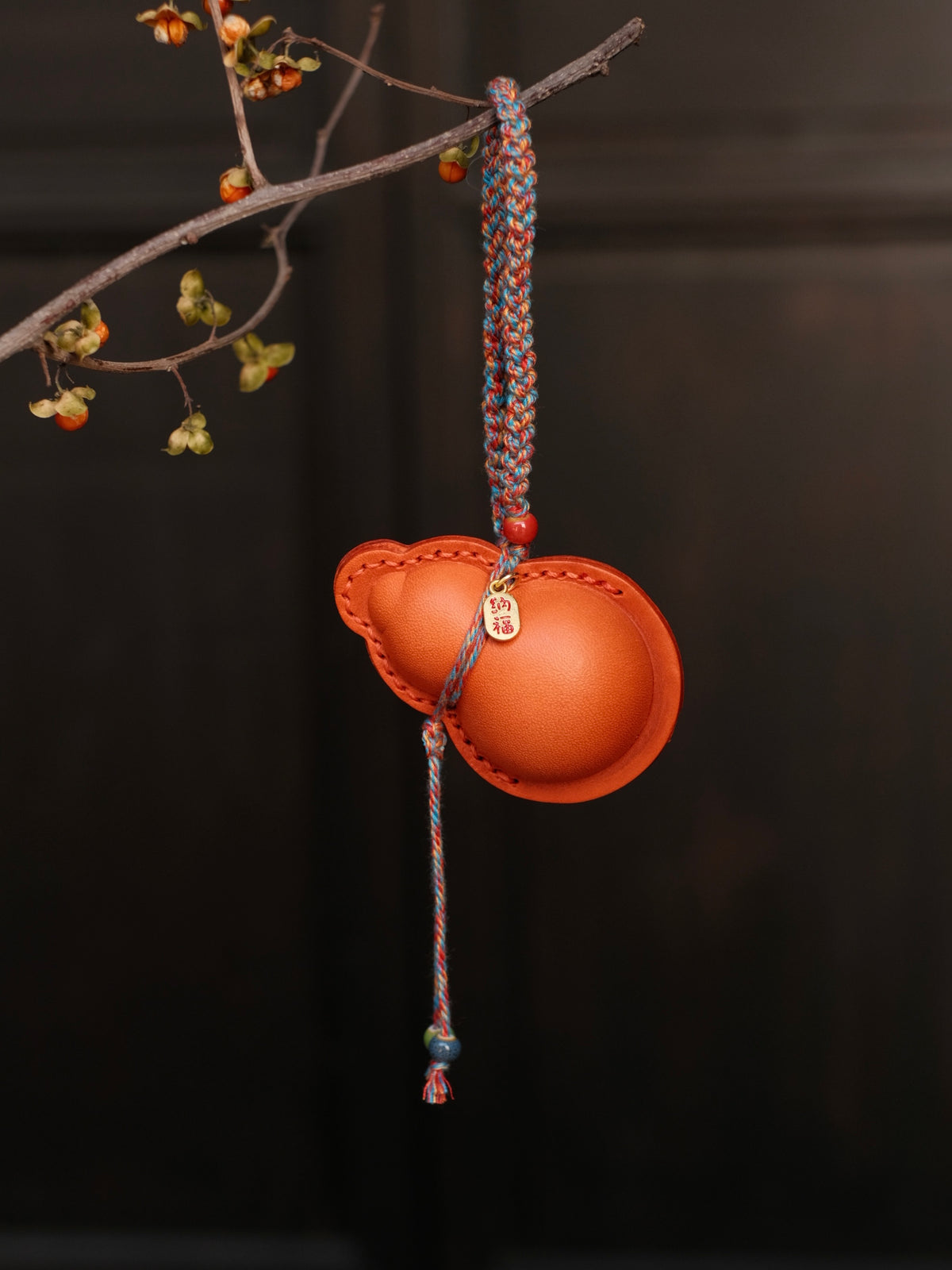  ChengTian HANDMADE LEATHER GOURD CHARM |  TROVE & TONE
