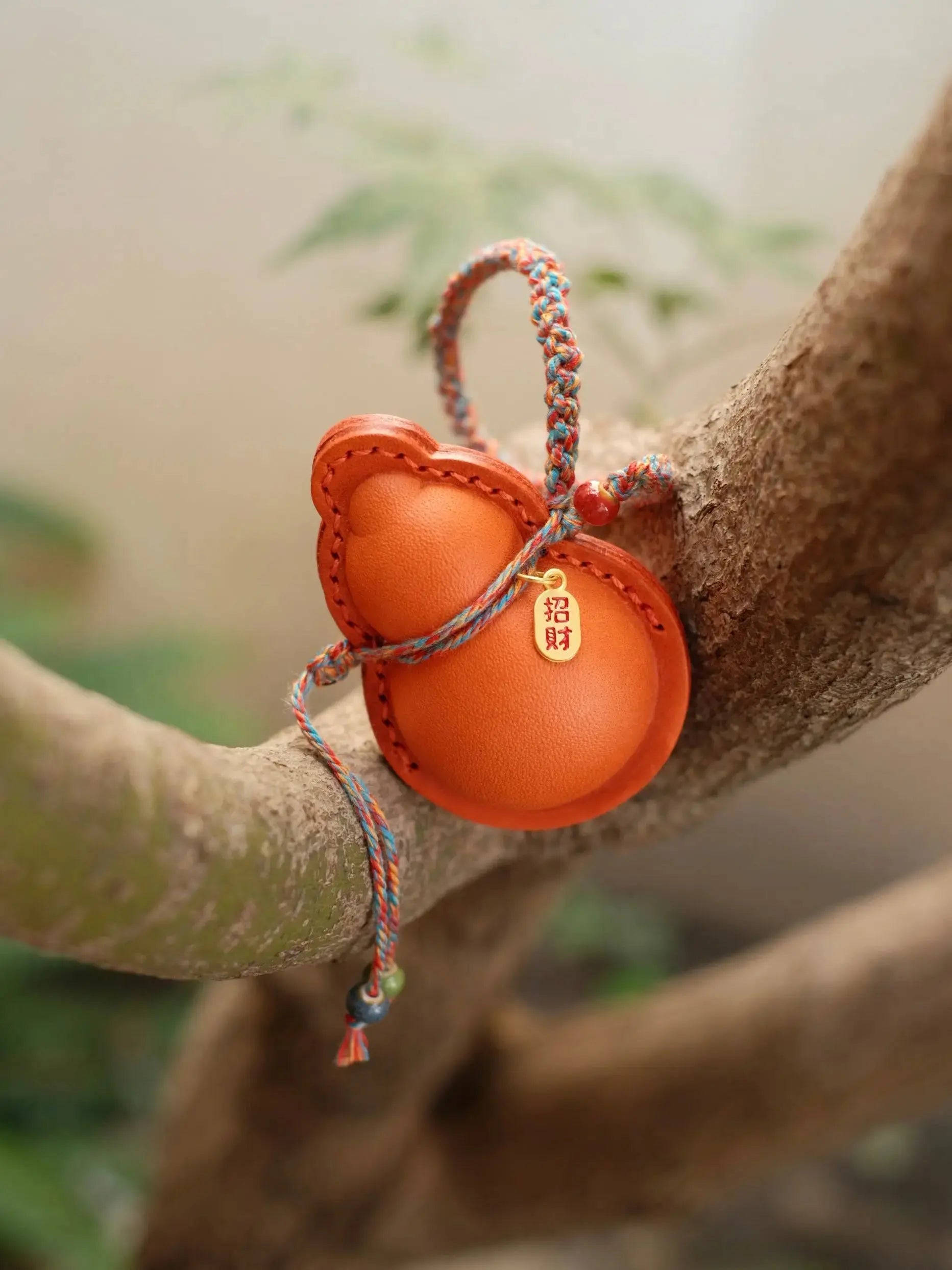  ChengTian HANDMADE LEATHER GOURD CHARM |  TROVE & TONE