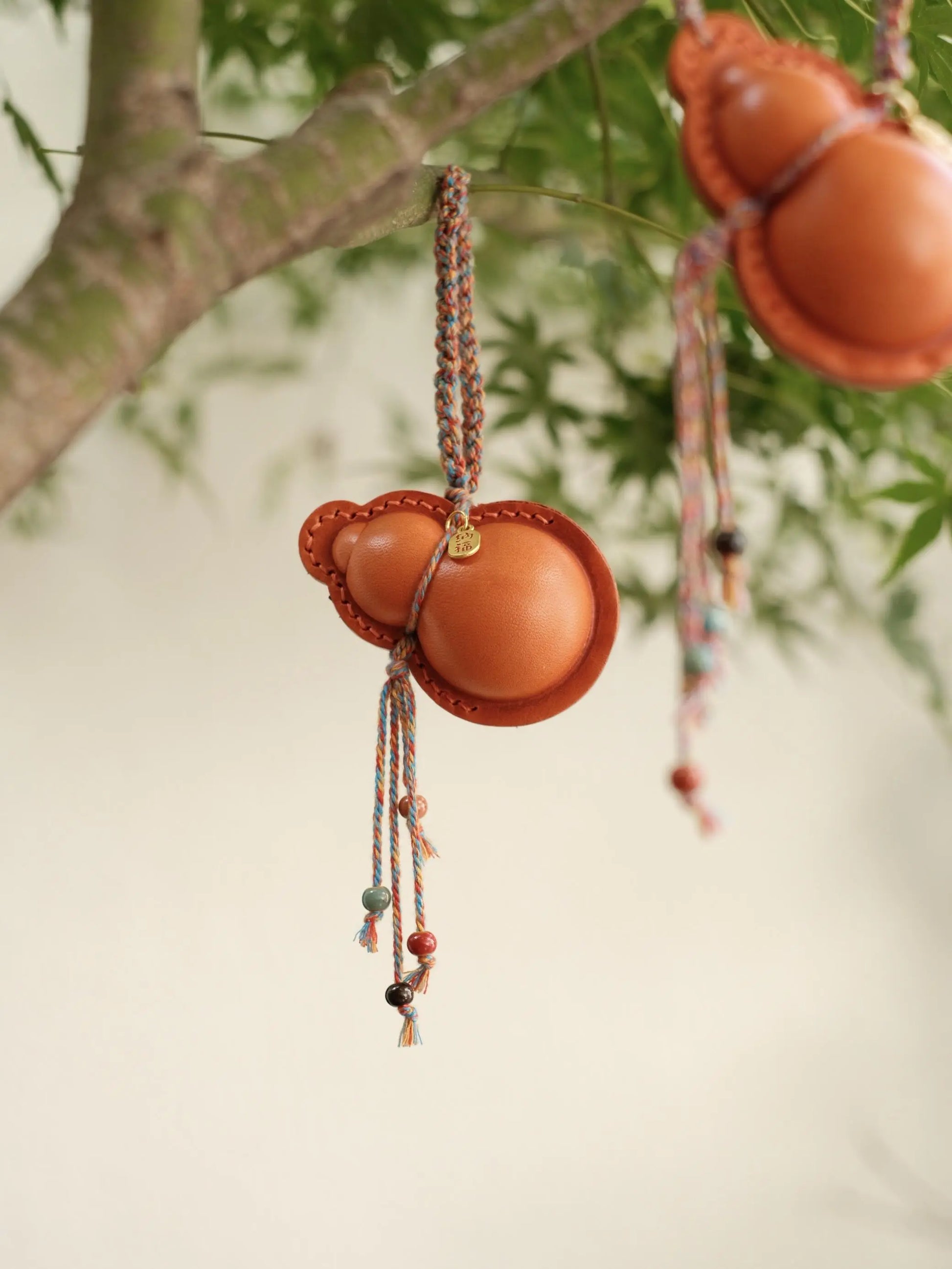  ChengTian HANDMADE LEATHER GOURD CHARM |  TROVE & TONE